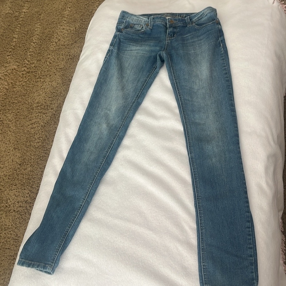 Blue Asphalt 
Gently used. Size 8 please see
Measurements